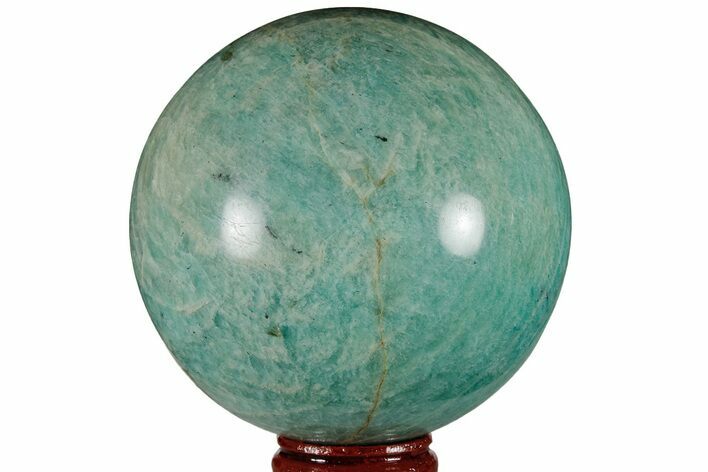 Chatoyant, Polished Amazonite Sphere - Madagascar #183253